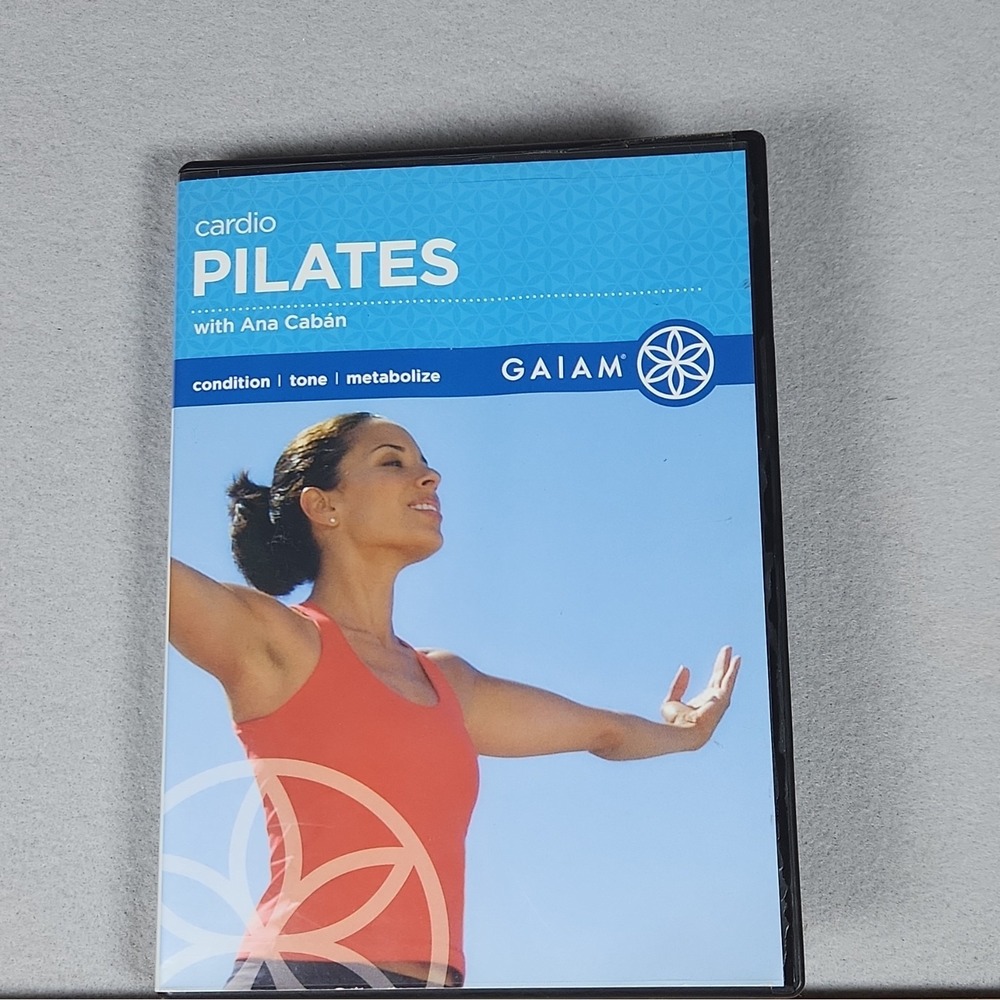 GAIAM Cardio Pilates DVD Ana Caban Workout 42 Min 2007 Fitness Exercise
